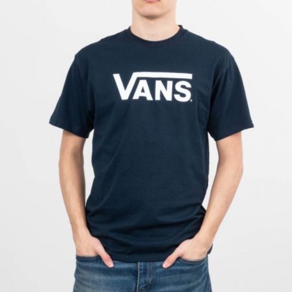 VANS 🔥SALE!🔥 Men’s Classic Tee T- Shirt Navy Cotton S L VN000LFLNVY - Picture 5 of 11
